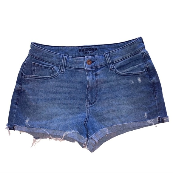 Arizona Jean Company Pants - Arizona Distress Cutoff Jean Shorts 13 Blue